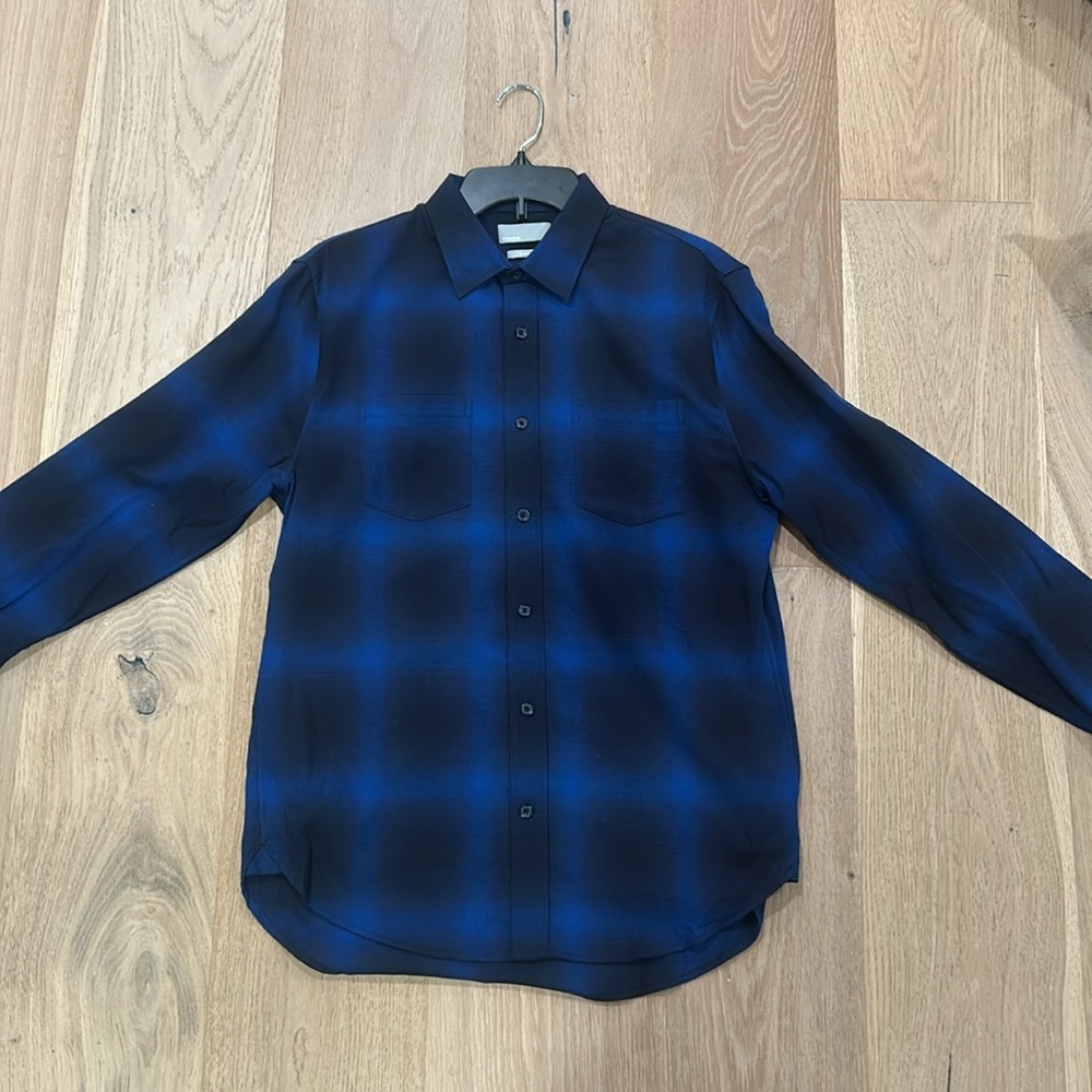 Vince LS Flannel Shirt Size Small